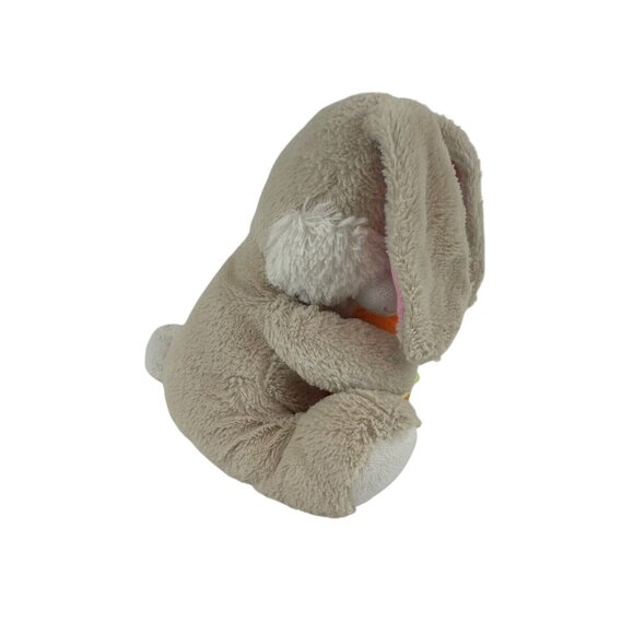 Animal Adventure Bunny Rabbit 11” Plush Easter Egg Pocket 2016 Tan Pink - Picture 4 of 9